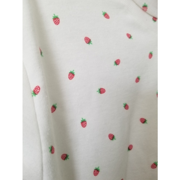 Vintage 1990's Mini Strawberry Print Turtleneck - Picture 5 of 5